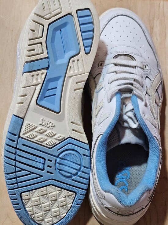 ASICS EX89 White Light Blue Men\'s Size 8/ Women\'s 9.5 main image 12